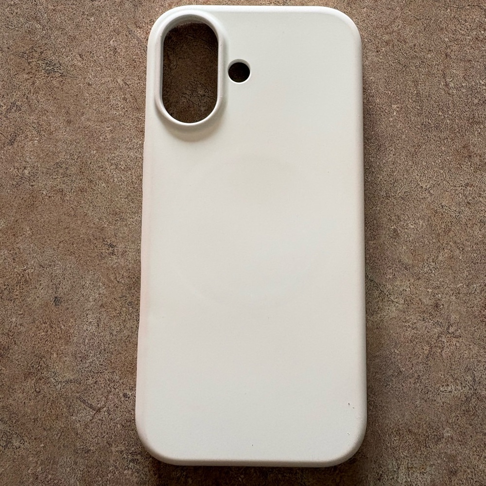 White iPhone 16 Case + MagSafe